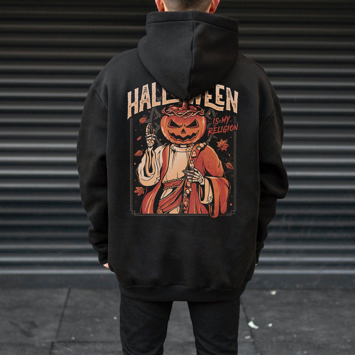 Halloween Graphic Print Men's Sweatshirt