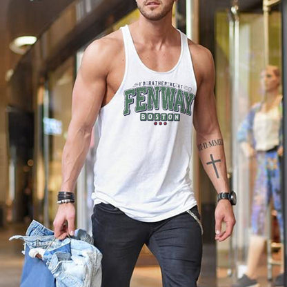 Fenway Boston Men's Streetwear Tank Top