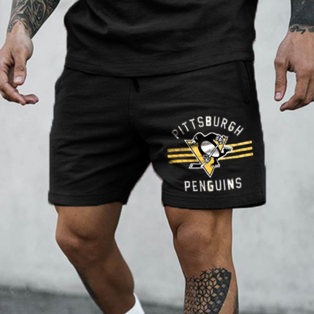 Pittsburgh Penguins Men's Streetwear Casual Shorts