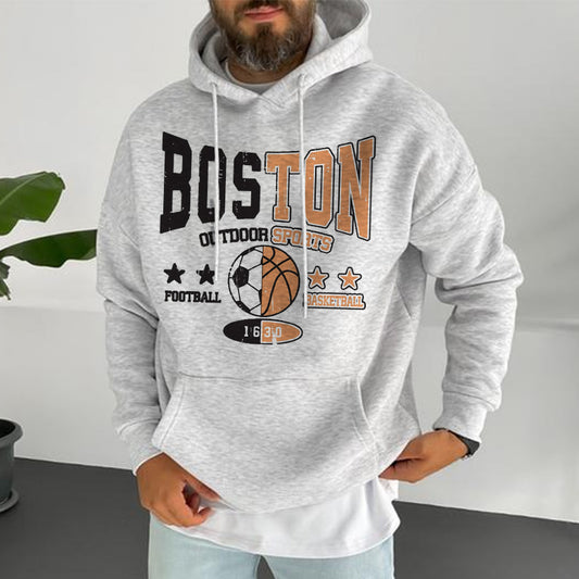 Boston Sports Men's Casual Hoodies