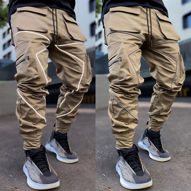 Men's Reflective Fashion Cargo Pants