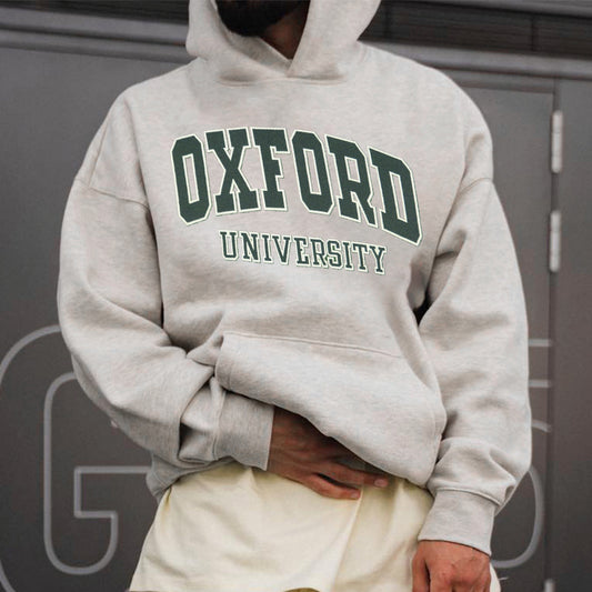 Oxford University Men's Streetwear Casual Hoodies