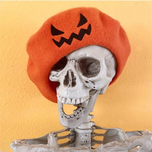 Halloween Pumpkin Beret