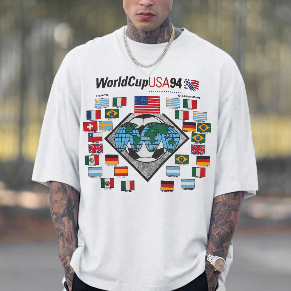 FIFA World Cup USA 1994 Men's Crew Neck T-Shirts