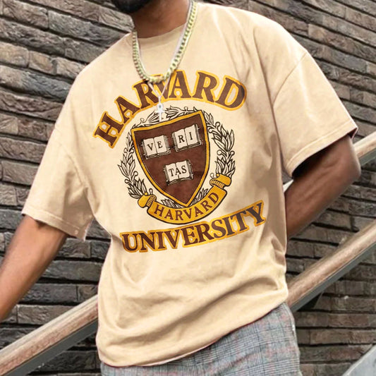 Harvard University Men's Fashion Summer T-Shirts