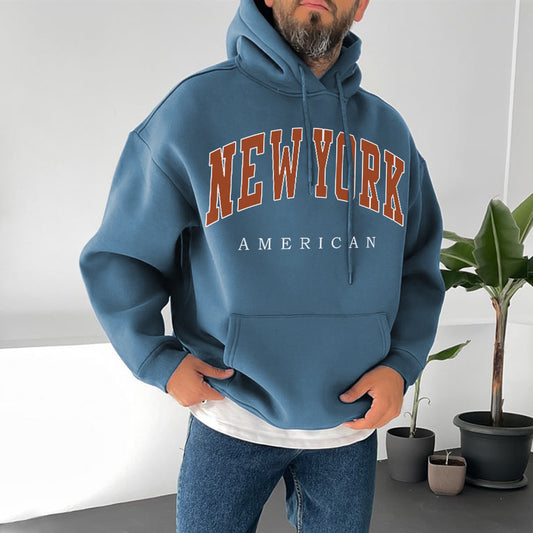 New York Men's Casual Streestwear Hoodies