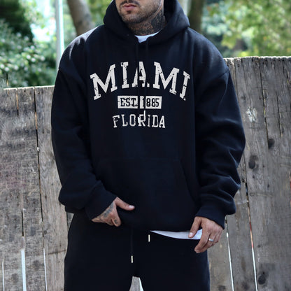 Miami Men's Casual Streestwear Hoodies