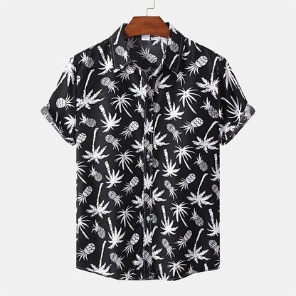 Casual Vacation Print Shirt