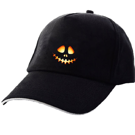 Halloween creative pumpkin grimace graphic hat