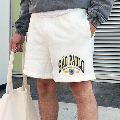 São Paulo Men's Streetwear Casual Shorts