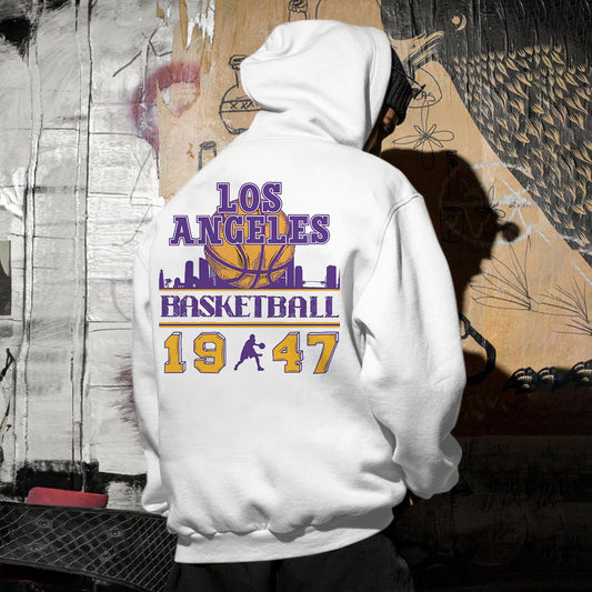 LA Basketball 1947 Men's Fashion Hoodies