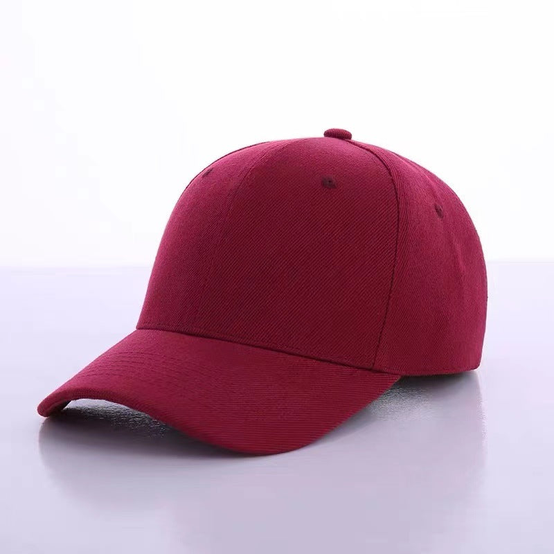 Plain Color Trend Personality Casual Baseball Cap