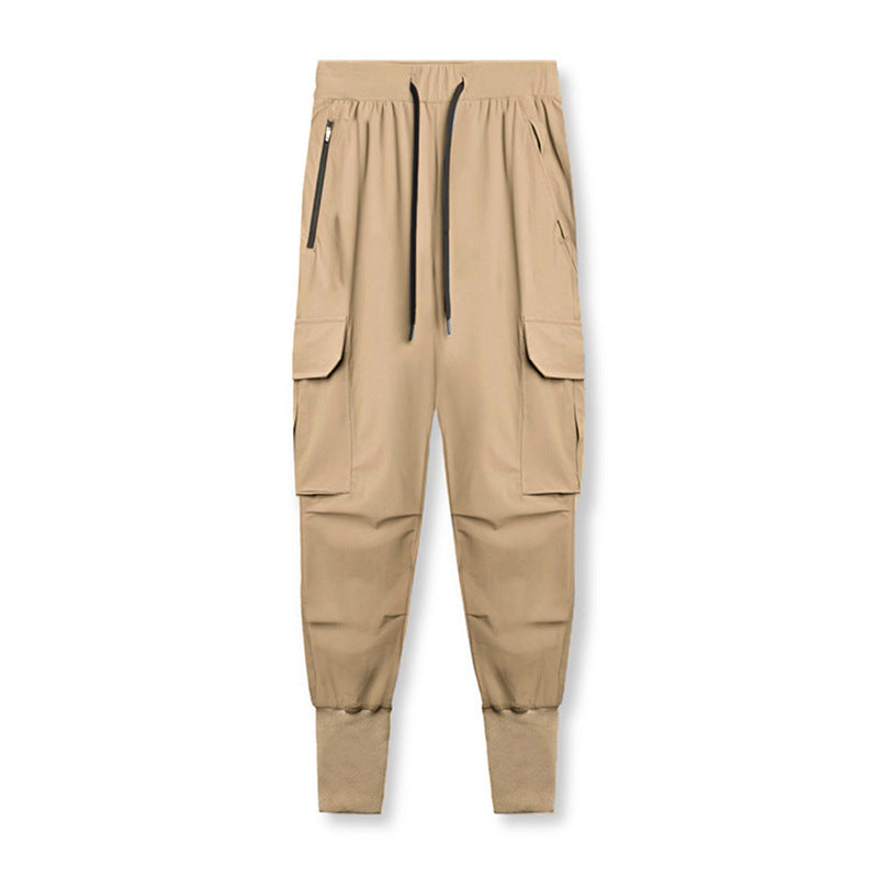 Men's Retro Tight Casual Sweatpants with Pockets