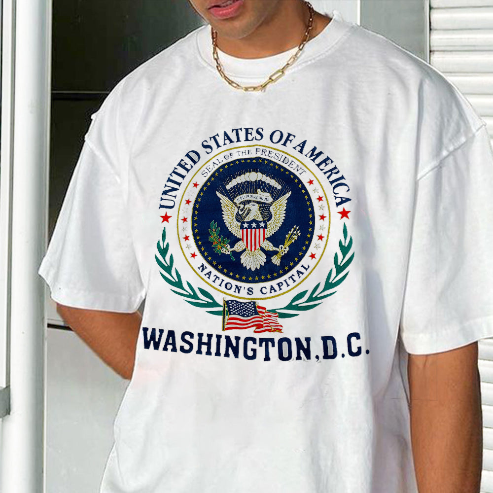 WashinGton D.C Men's Casual Summer T-Shirts