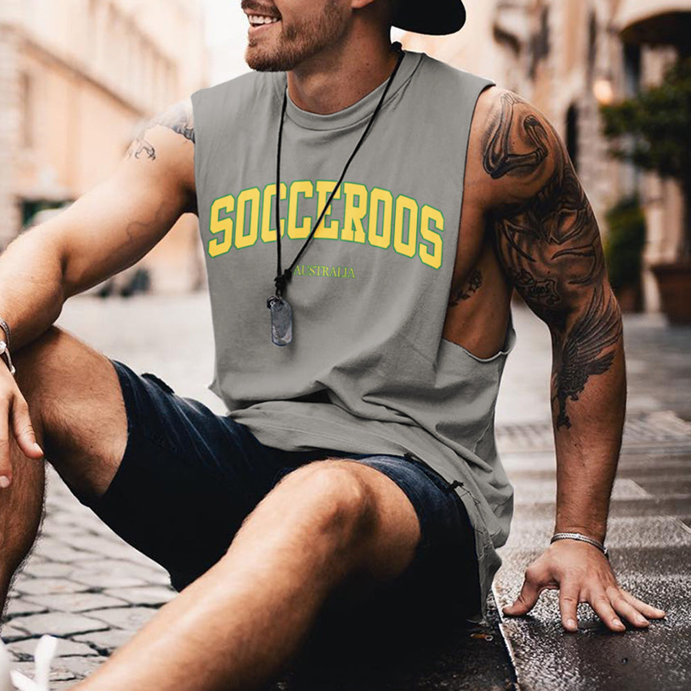 Australia Soccer Team Men's Casual Vests