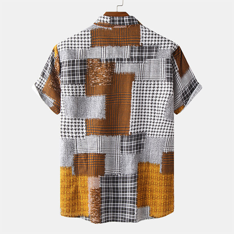 Casual Vacation Print Shirt