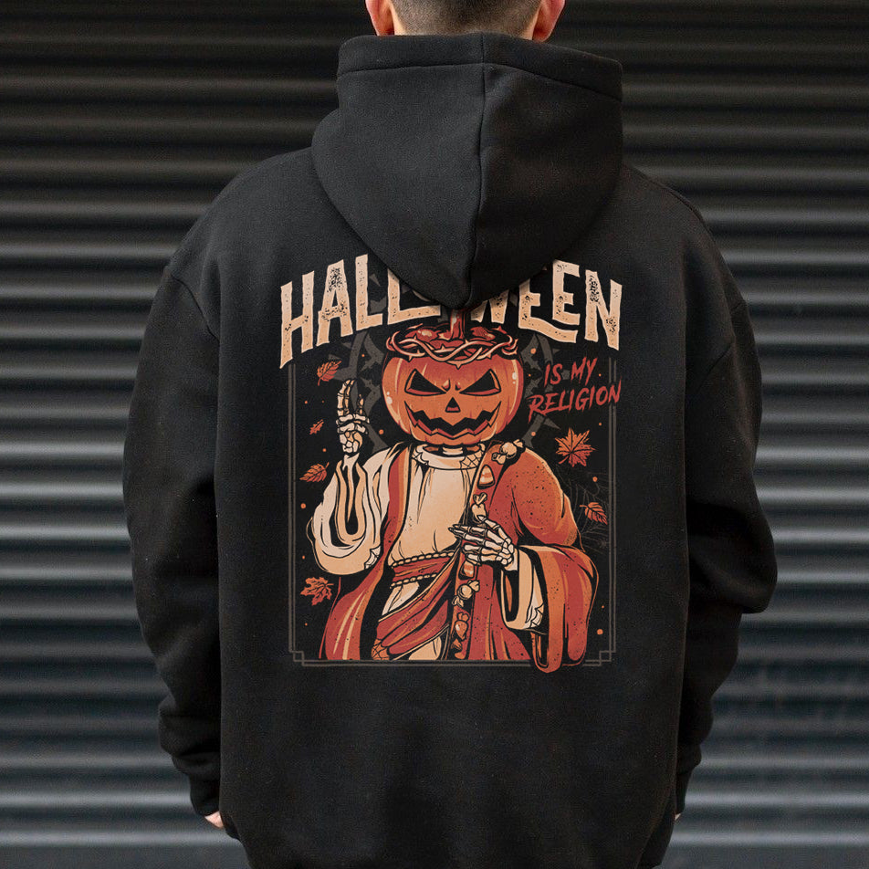 Halloween Graphic Print Men's Sweatshirt