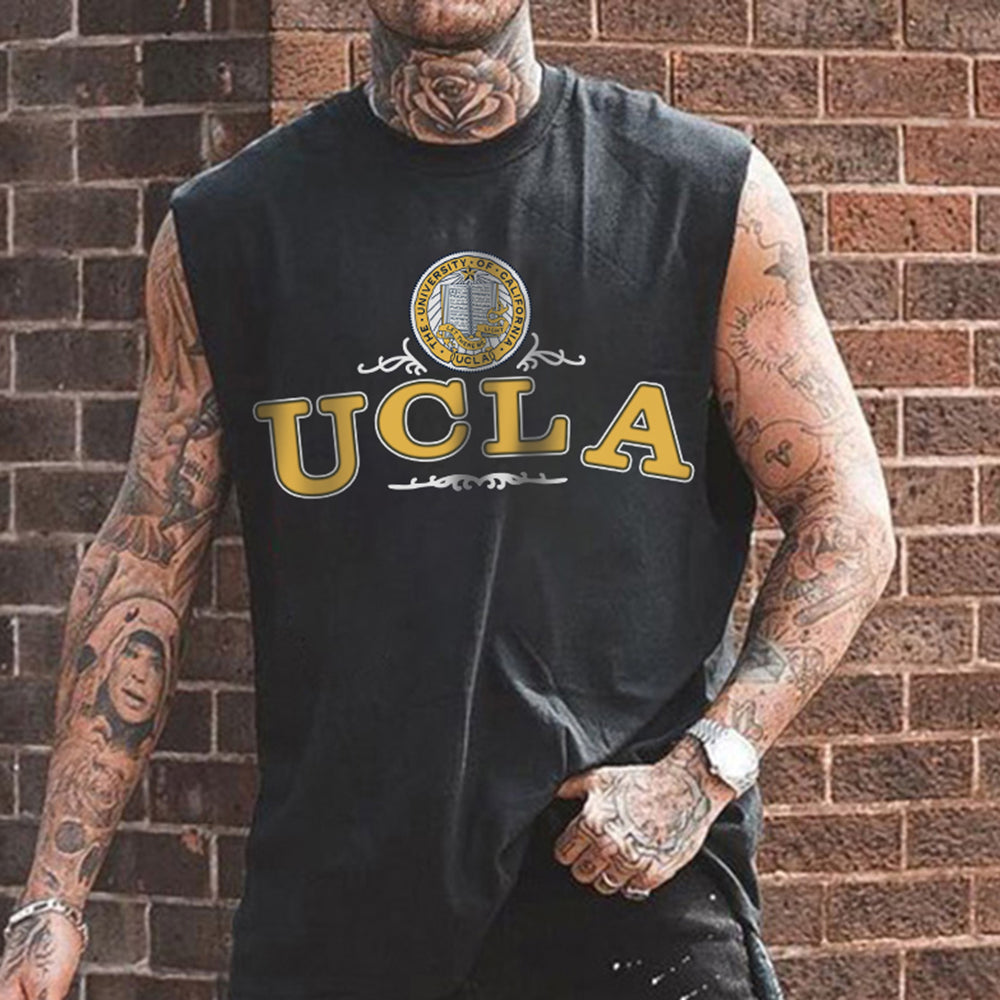 UCLA Print Men's Casual Tank Top