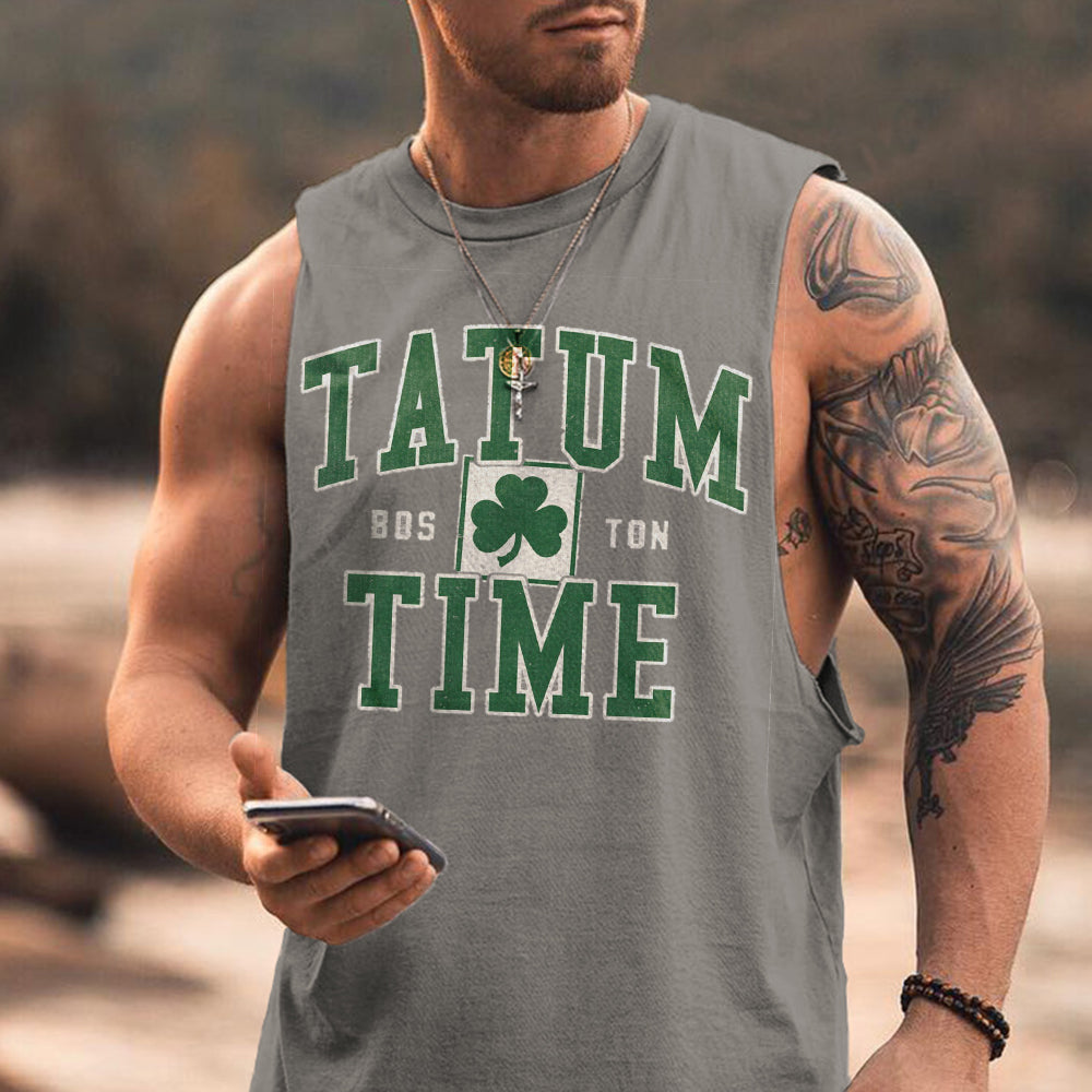 Tatum Time Boston Men's Casual Tank Tops