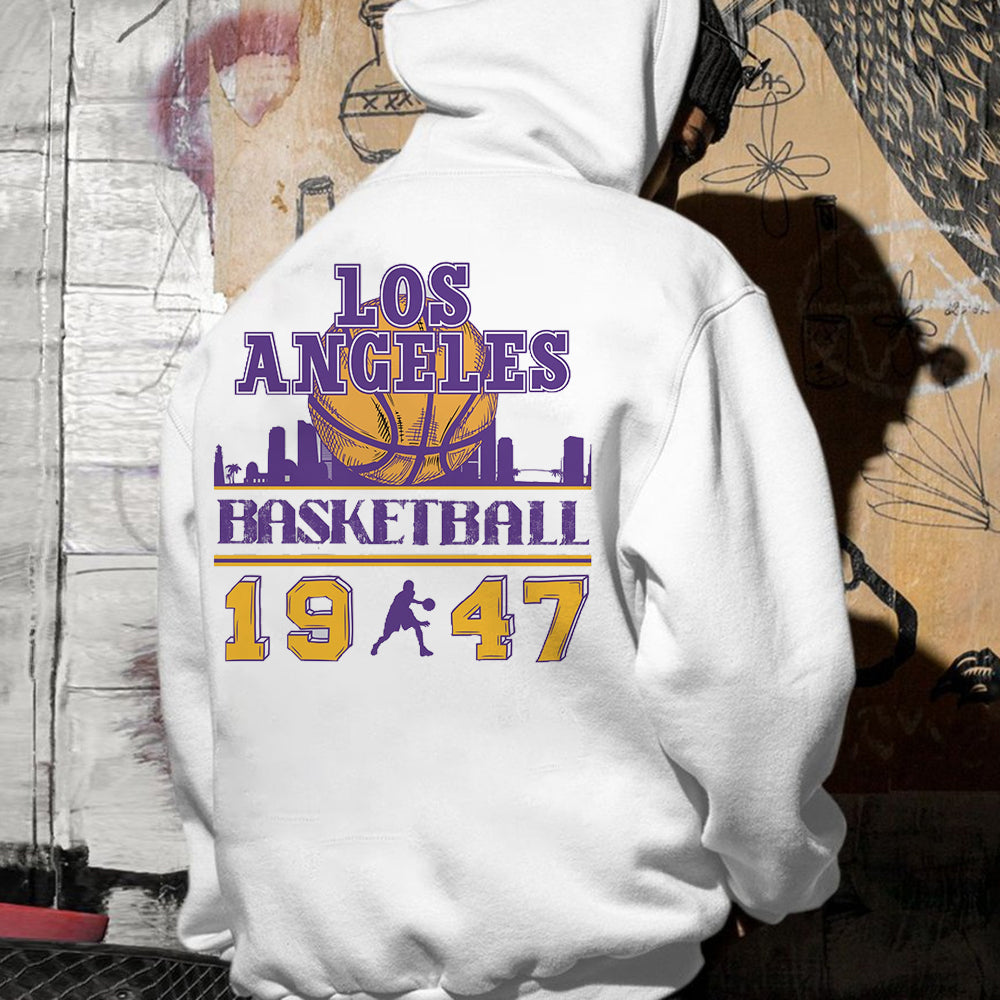 LA Basketball 1947 Men's Fashion Hoodies