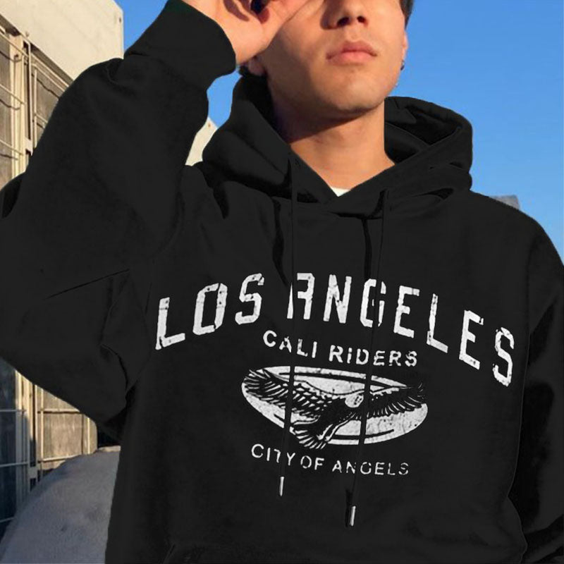 Los Angeles Sweatshirt Los Angeles California Print Trendy