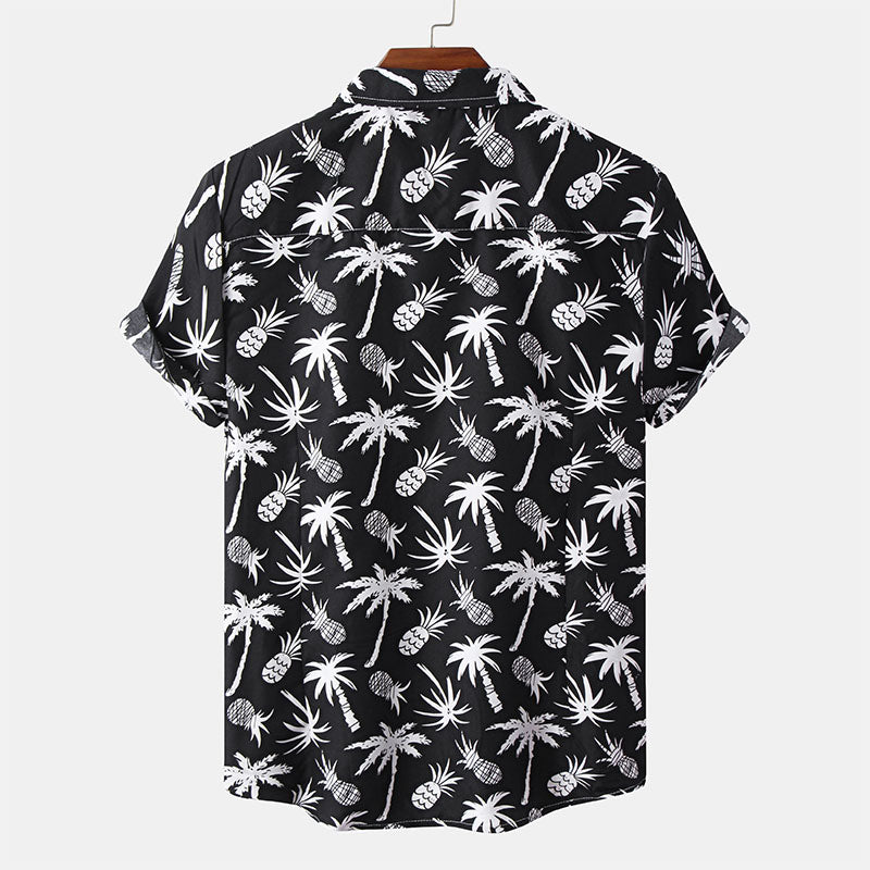 Casual Vacation Print Shirt