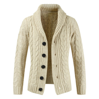 Men's Cozy Button Down Knit Cardigan Sweater