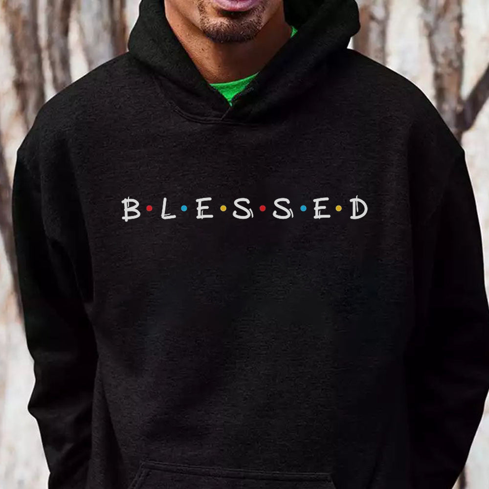 Blessed Men's Fashion Casual Hoodies