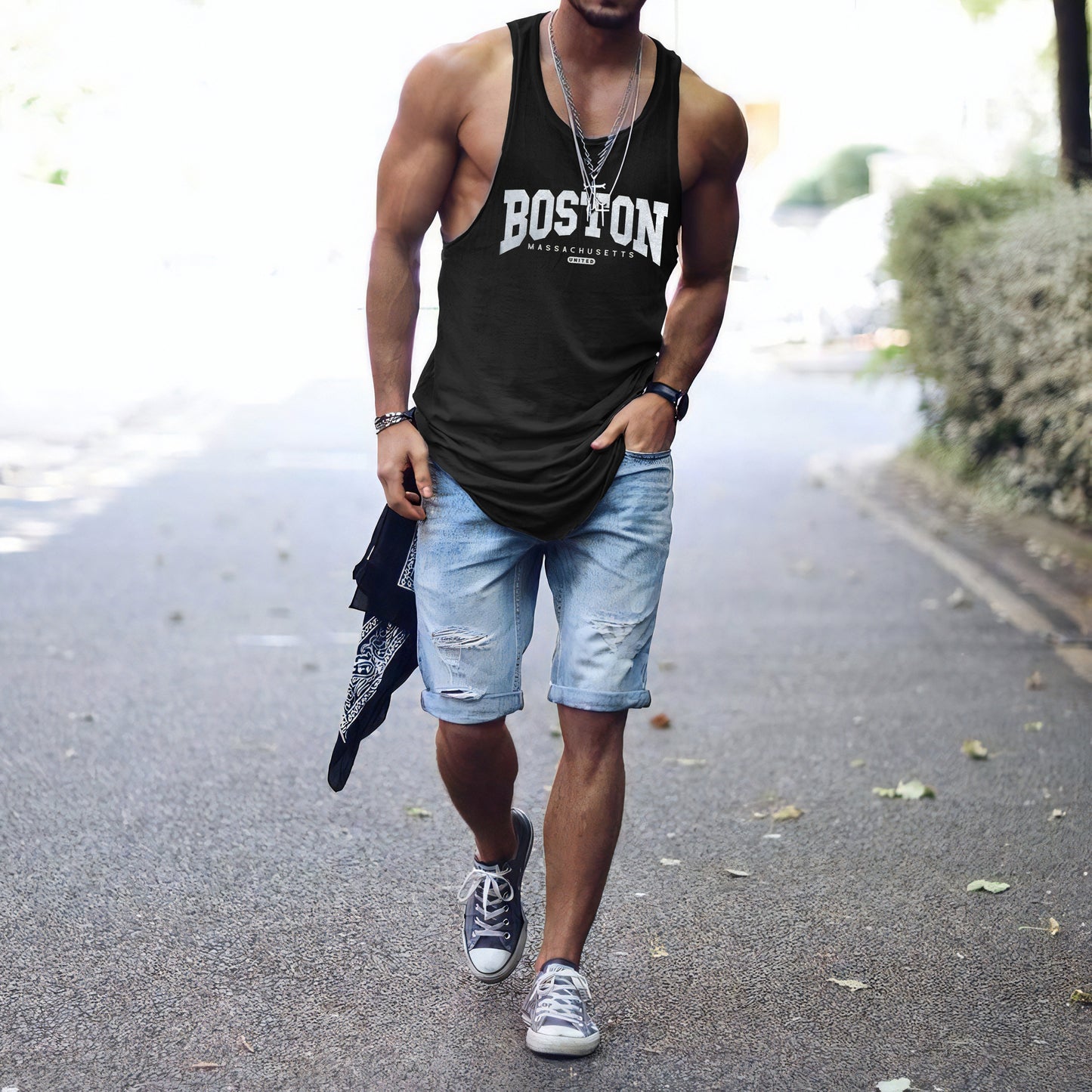 Boston Men's Sport Street Tank Top