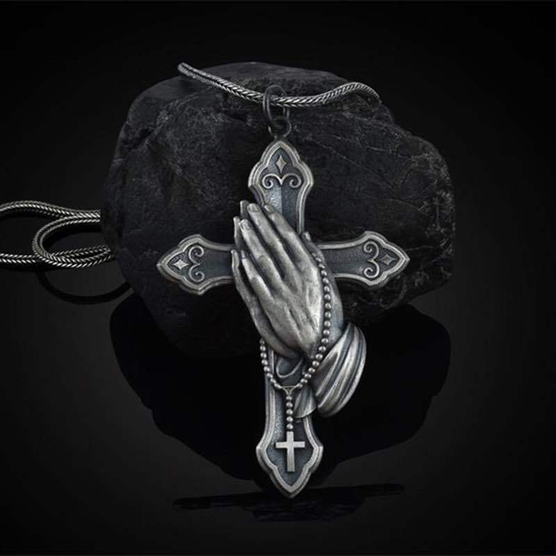 Religious Style Retro Men's Hip Hop Punk Trendy Necklace