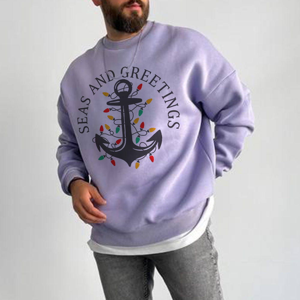 Men's Fashion Round Neck Pullover Sweatshirts