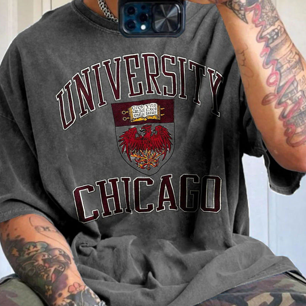 Chicago University Men's Summer T-Shirts