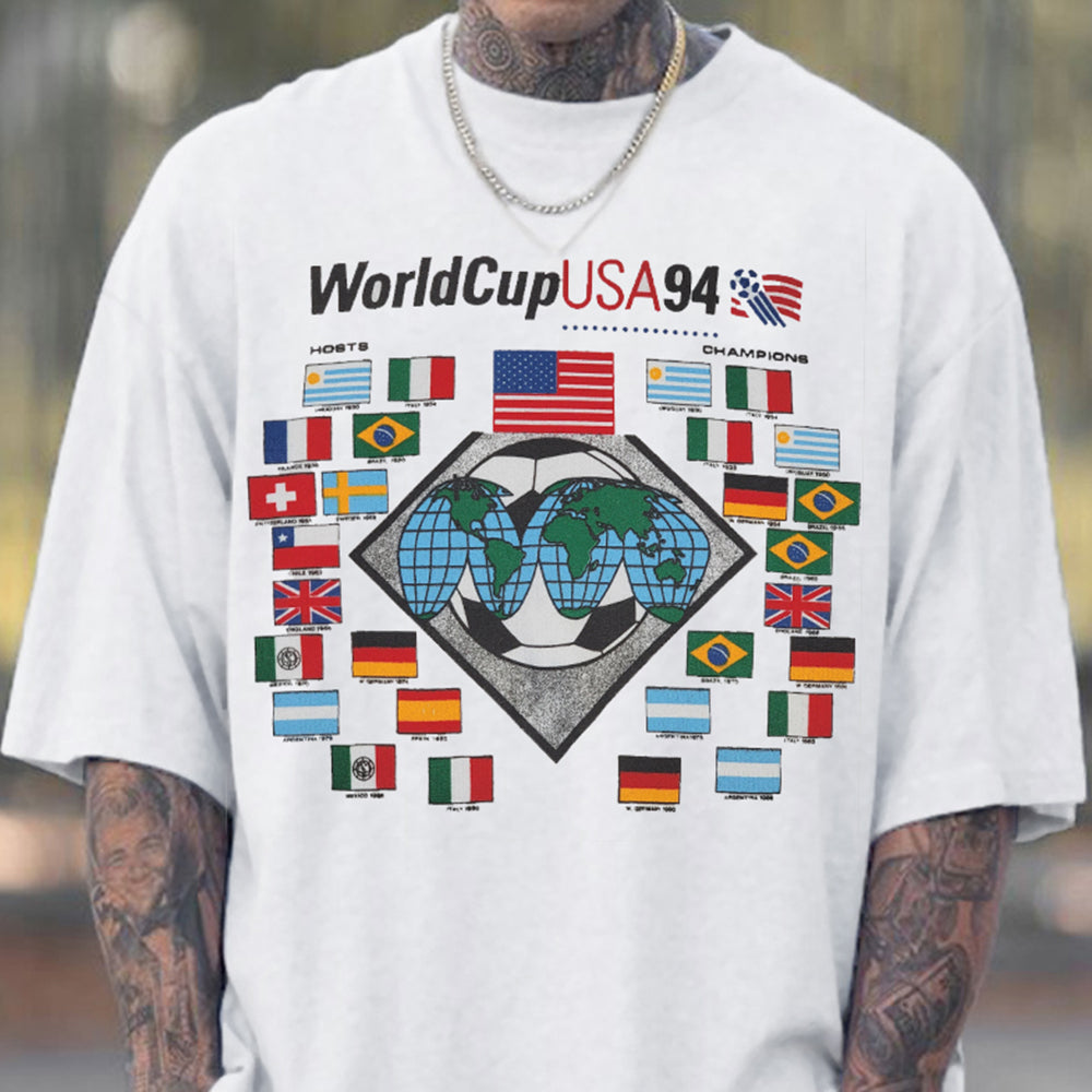 FIFA World Cup USA 1994 Men's Crew Neck T-Shirts