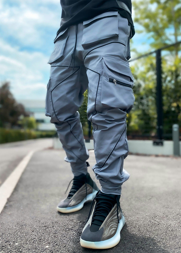 Men's Reflective Fashion Cargo Pants