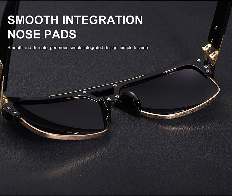 Driving Large Frame Retro Trend Men's Sunglasses