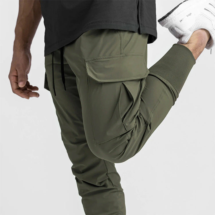 Men's Retro Tight Casual Sweatpants with Pockets