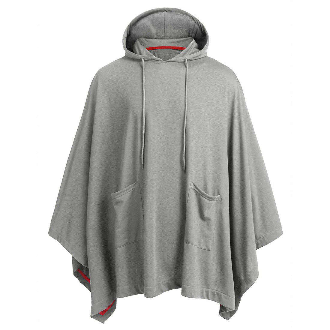 Plain Hooded Loose Men's Cloak Jacket Cape