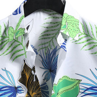 Hawaii Beach Floral Short-sleeved Shirt