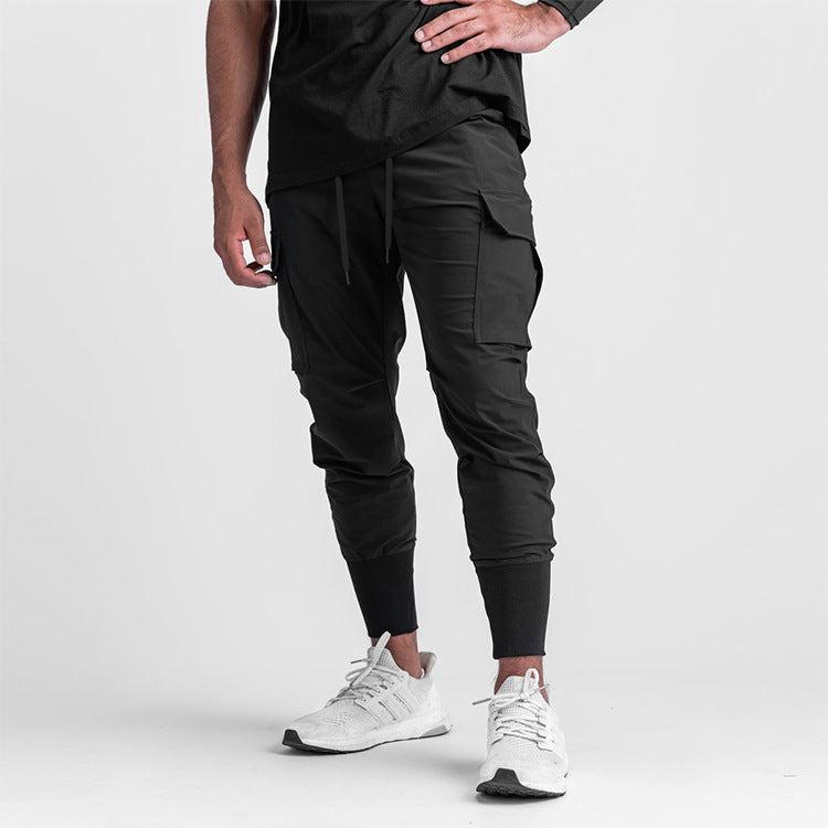 Men's Retro Tight Casual Sweatpants with Pockets