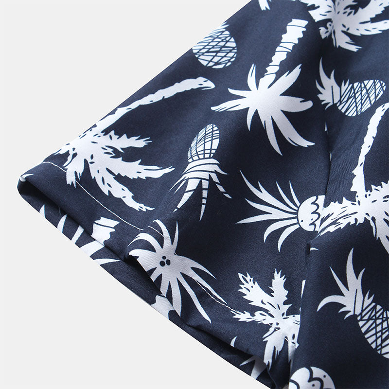 Casual Vacation Print Shirt