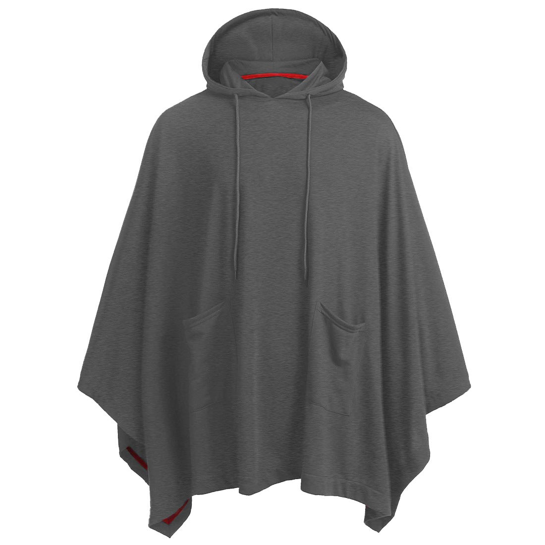 Plain Hooded Loose Men's Cloak Jacket Cape