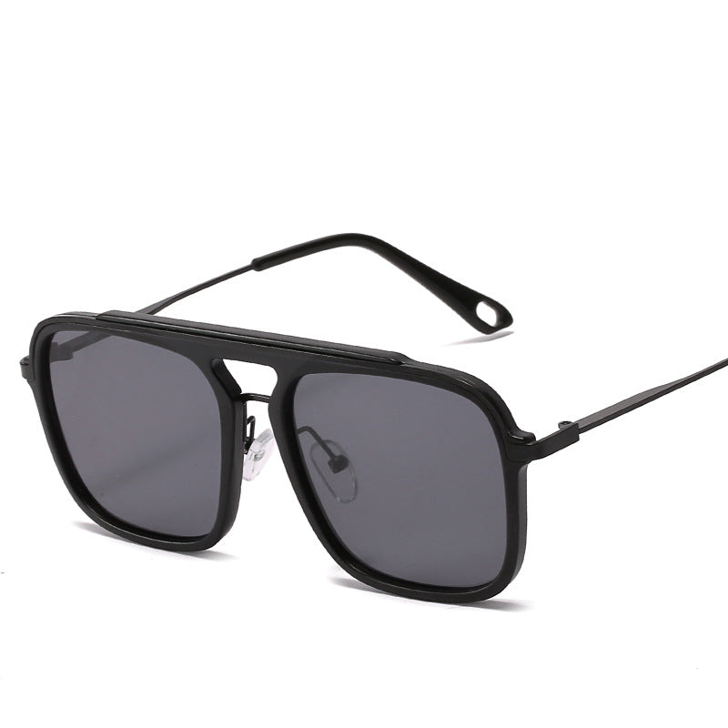 Retro Square Frame Steampunk Men's Sunglasses