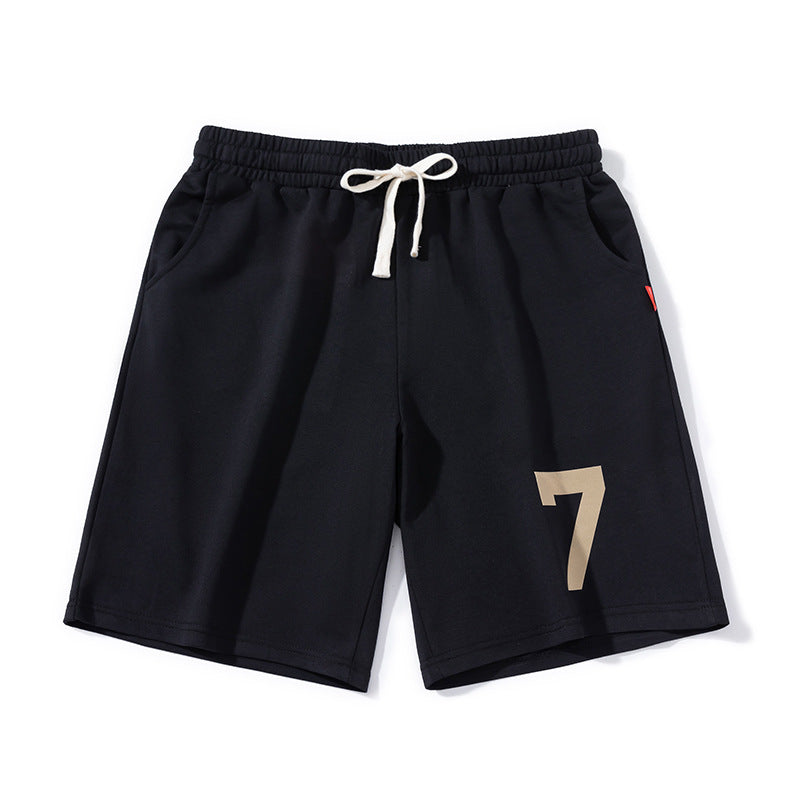 No. 7 Men's Drawstring Casual Shorts