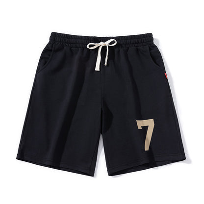 No. 7 Men's Drawstring Casual Shorts