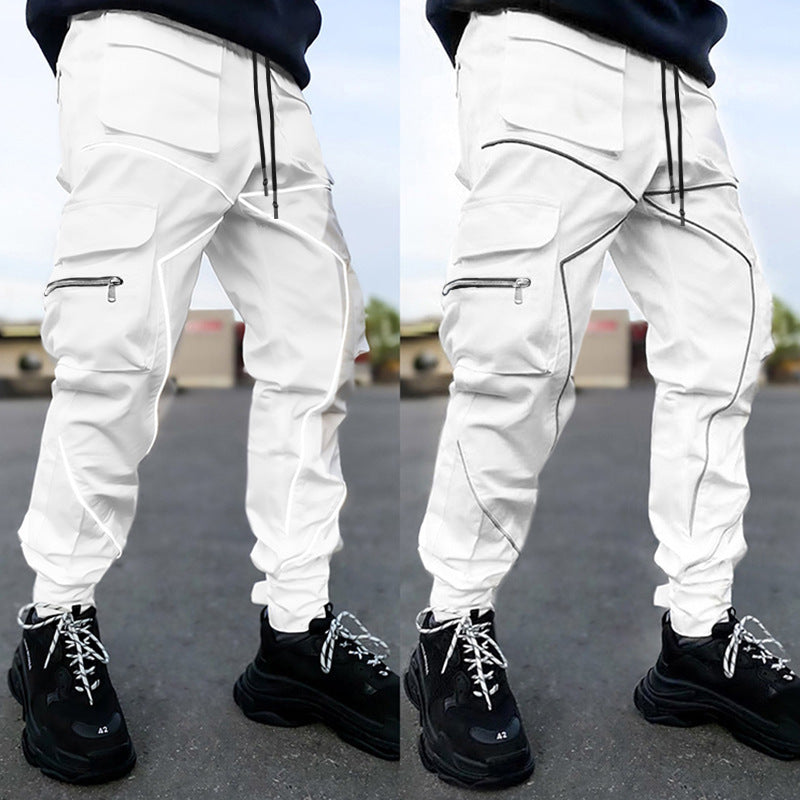 Men's Reflective Fashion Cargo Pants