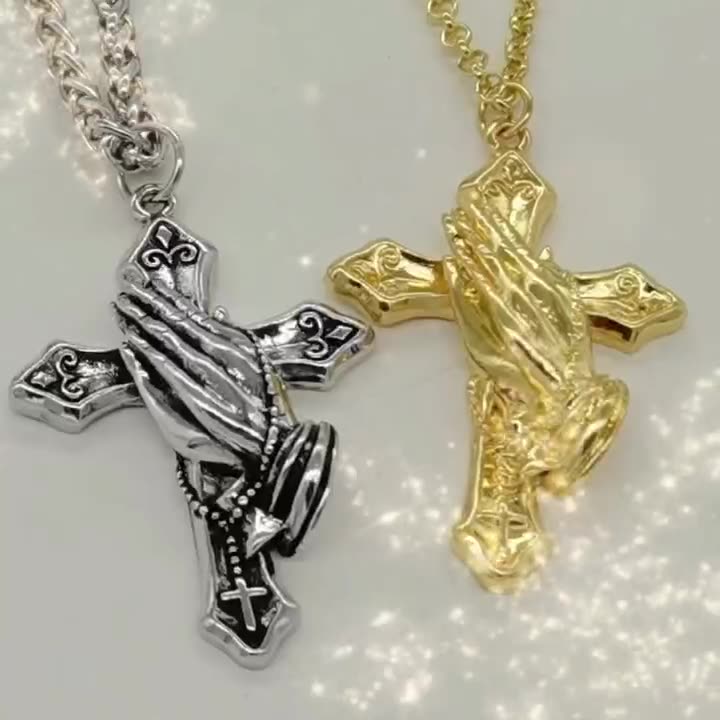 Religious Style Retro Men's Hip Hop Punk Trendy Necklace