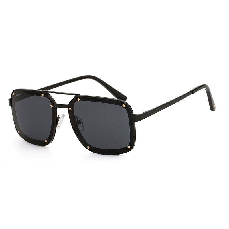 Retro Square Frame Steampunk Men's Sunglasses