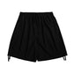 Pleated Workwear Simple Solid Color Woven Men's Shorts