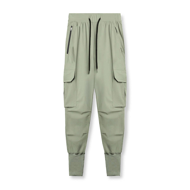 Men's Retro Tight Casual Sweatpants with Pockets