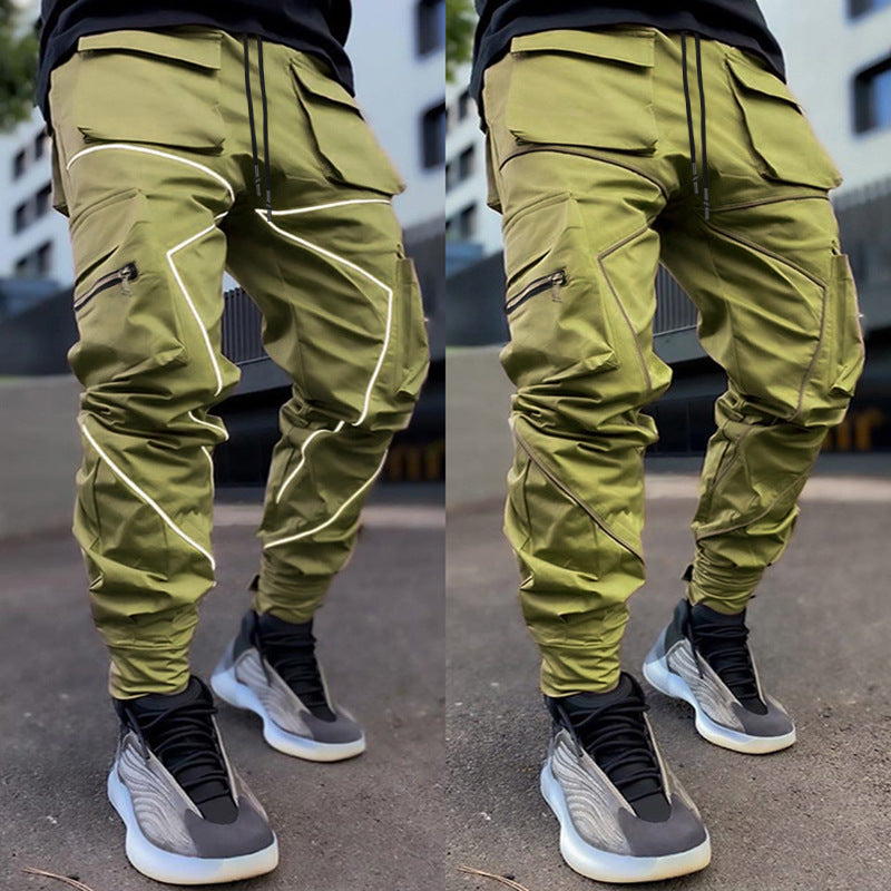 Men's Reflective Fashion Cargo Pants